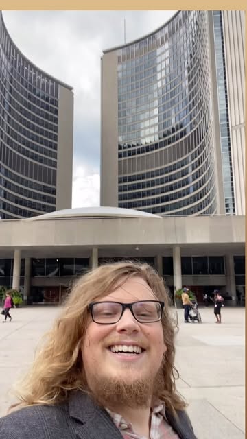Josh Thompson at Toronto City Hall